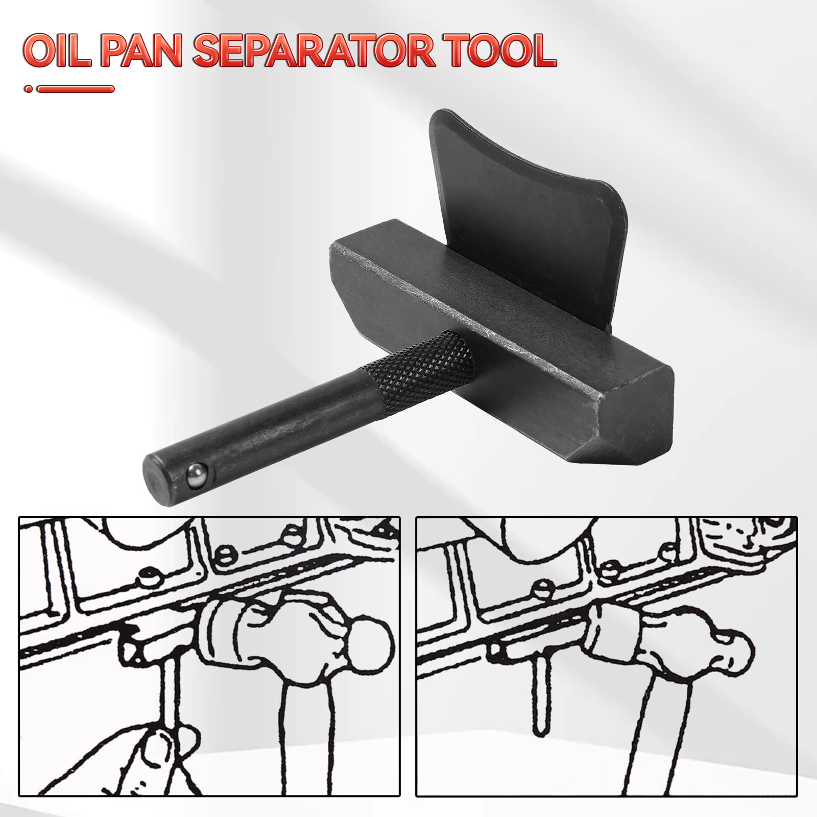 Engine Transmission Oil Gasket Seal Remover Pan Separator Tool Kit Steel Cutter