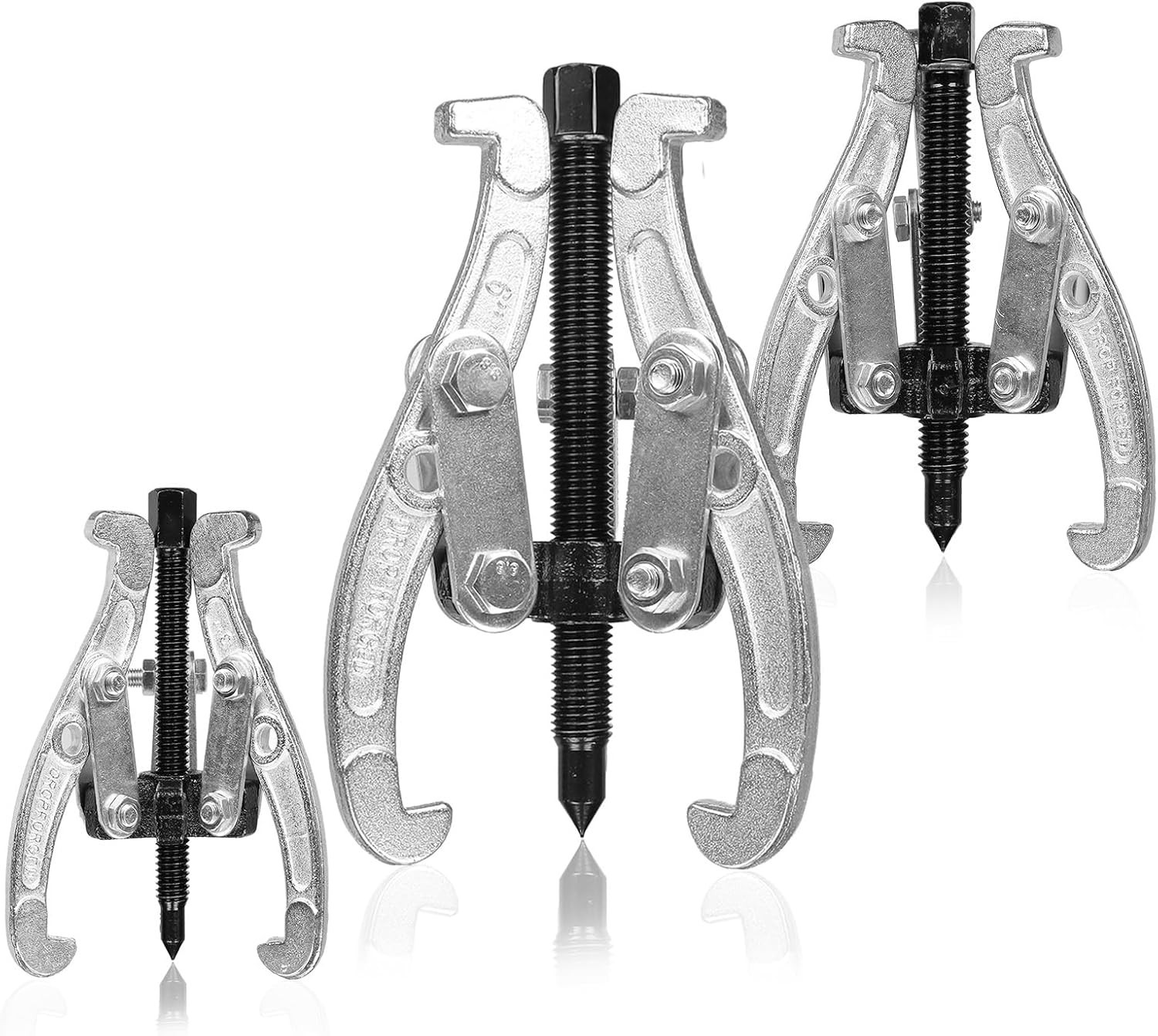 3 Jaw Gear Extractor Set, 3″ 4″ 6″ Heavy Duty Tool