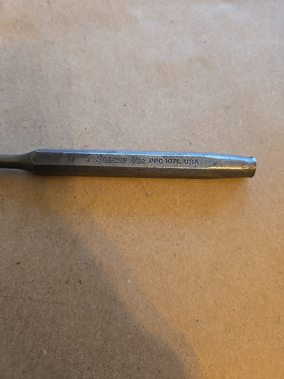 Snap On 7/32″×7-5/8″ Long Pin Punch PPC107L