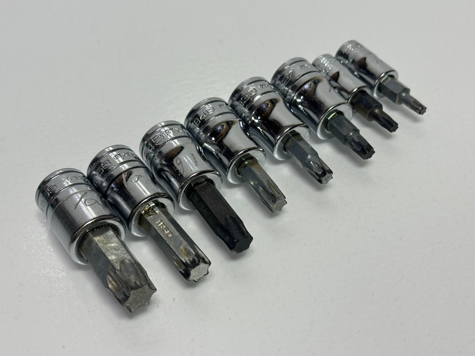 🇺🇸 Snap-on Tools USA 8pc Torx Socket Set, T15-T55 w/ 6 TB Heavy Duty Removal