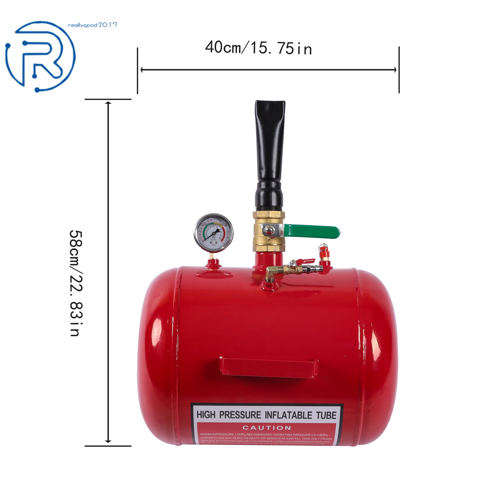Air Tire Bead Seater Blaster Tool Seating Inflator Truck ATV 145PSI 7.5 Gallon