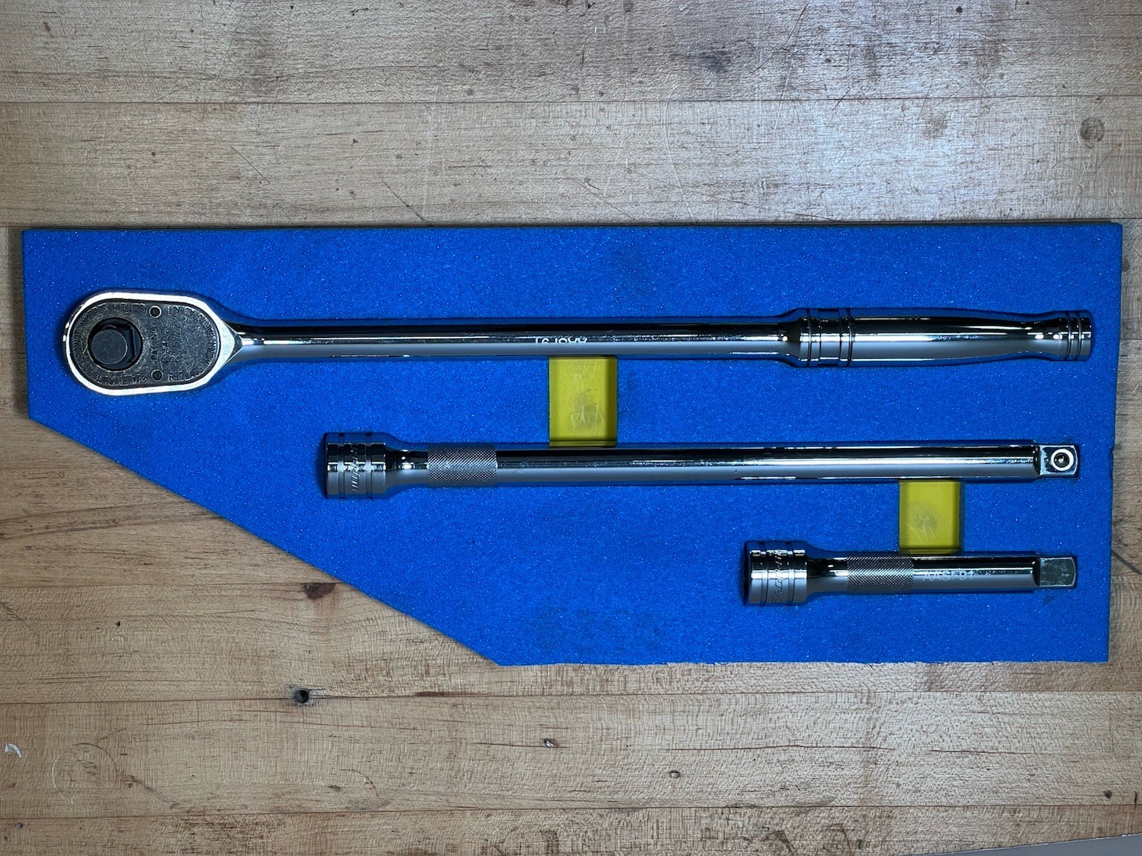 Snap-On SL936 1/2” Ratchet 15” with SXK11 5” & SXK5 11” Extensions USA