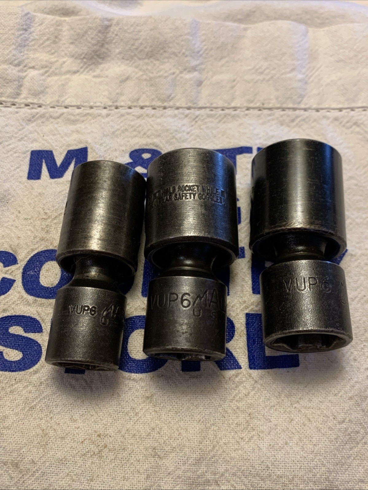 Mac Tools USA 1/2″ Drive 3pc 6pt Swivel Impact Socket Set 15mm, 17mm, 18mm VUP6
