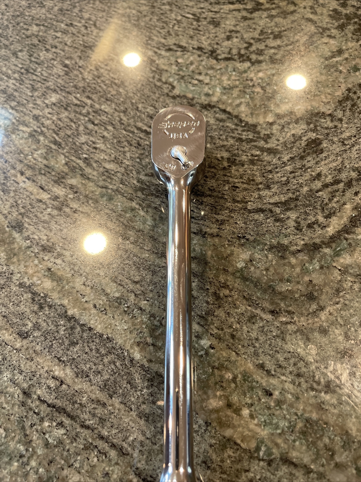 Snap-on fhl80 3/8″ drive dual 80 long soft grip ratchet orange