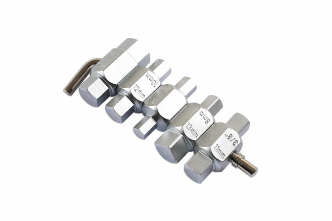 Laser 1580 5 Piece Drain Plug Key Set