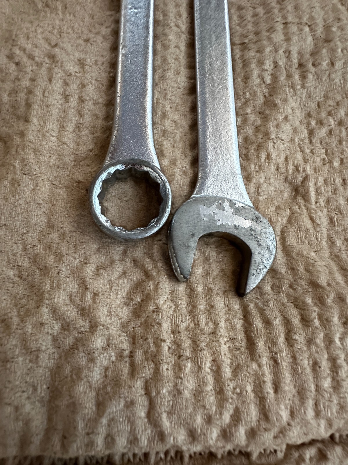 2 Vintage 1960’s Thorsen USA 5/8″ x 9-1/6″ Open End Combination Wrench 3018 2018