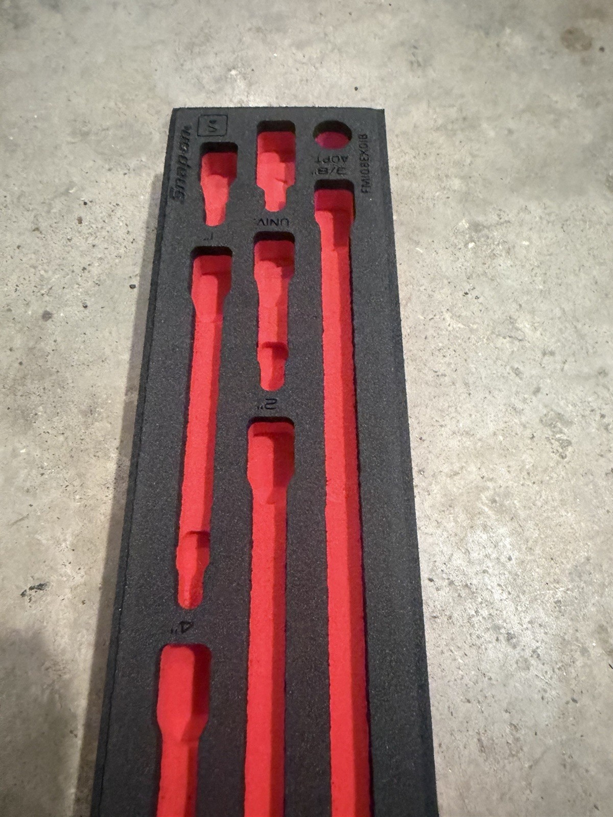 Snap On 1/4” 108TMXAFR 8 Pc Extension Set FOAM!! New!