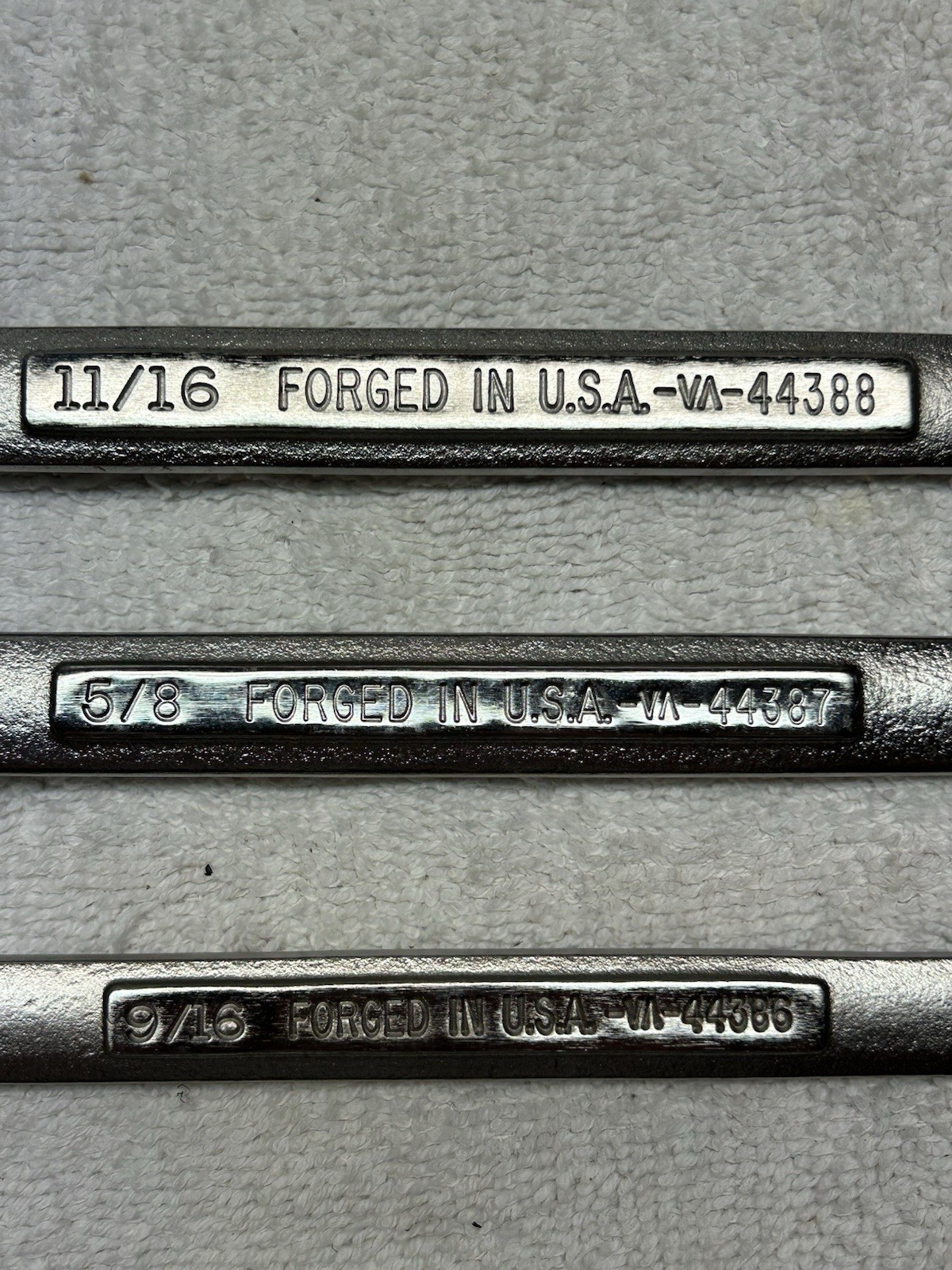9 pc Craftsman Combination Wrench Set 1/4 5/16 11/32 3/8 7/16 1/2 9/16 5/8 11/16
