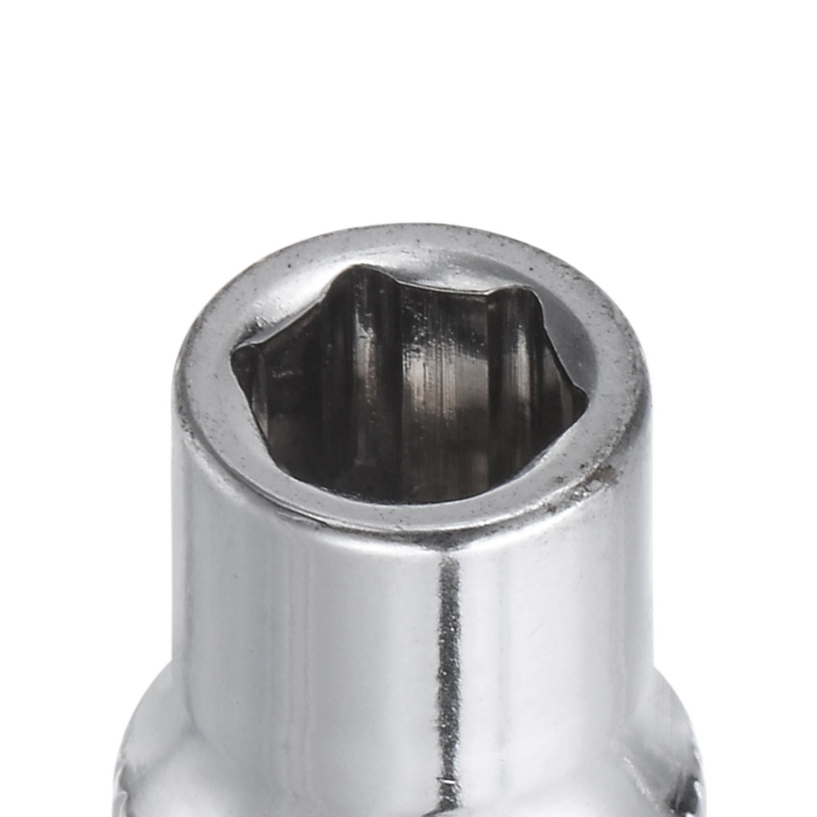 4Pcs 1/4-inch Drive 6mm Steel Chrome Plated 6-Point Shallow Socket