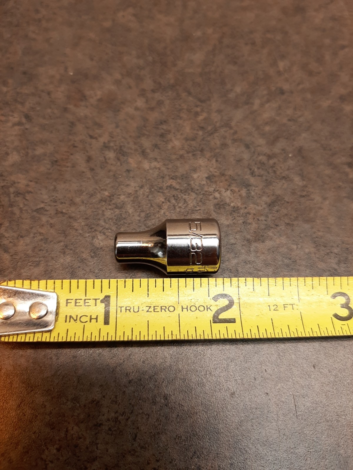 Snap-on Tools USA NEW 1/4″ Drive 6-POINT SAE 5/32” Shallow Chrome Socket TM05