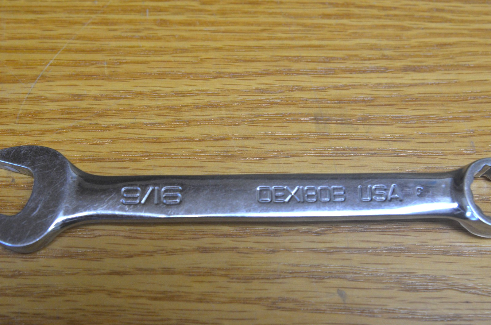 Snap On Combination 12 Point Chrome Wrench 9/16 OEX180B (1-C)
