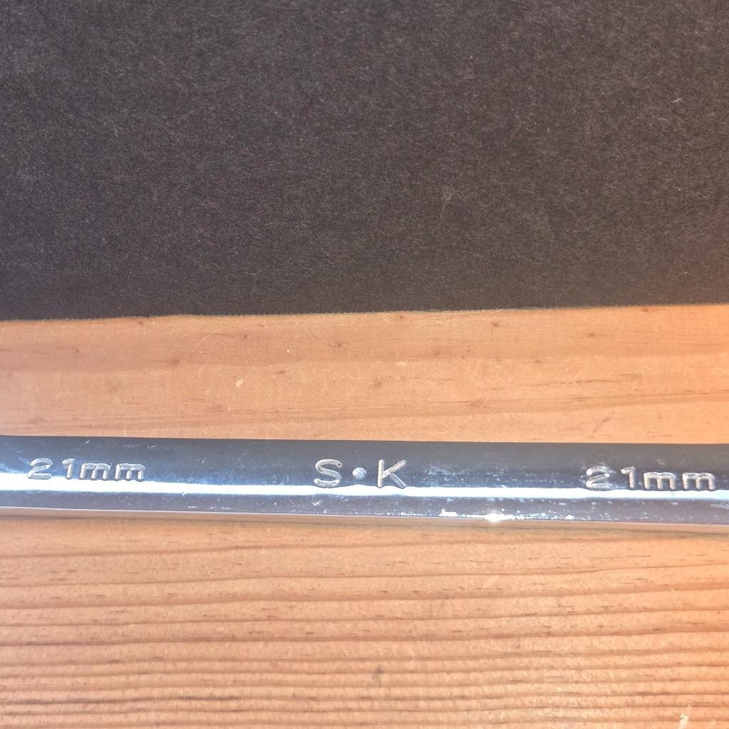 QUALITY S-K SK #88321 21MM METRIC COMBINATION POLISHED 12 POINT WRENCH