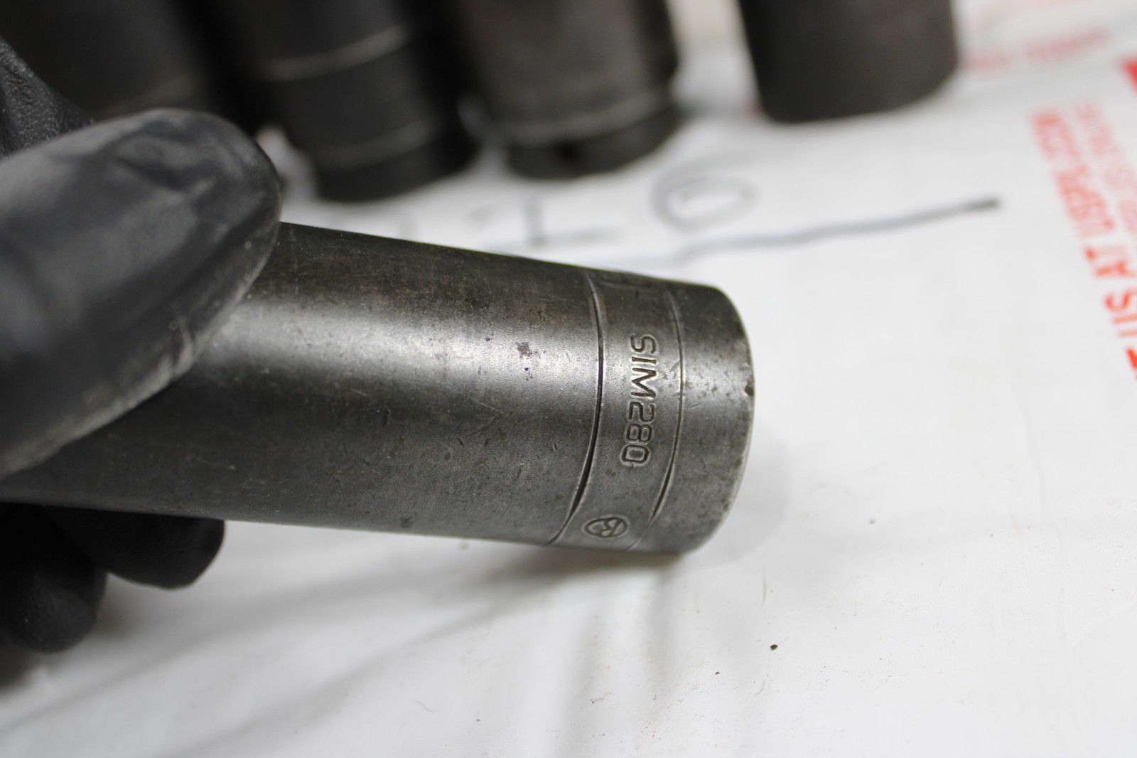 Snap On Tools 6-Pc Mixed SAE 1/2” Drive Deep Impact Socket Set USA Lot