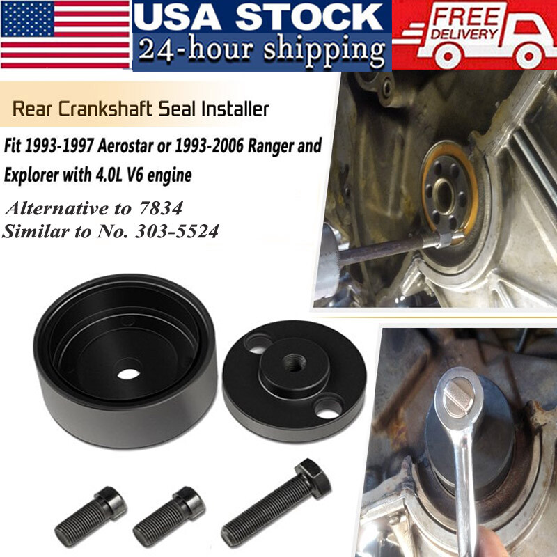7834 Rear Crankshaft Seal Installer Tool for Ford Ranger & Explorer w/ 4.0L V6