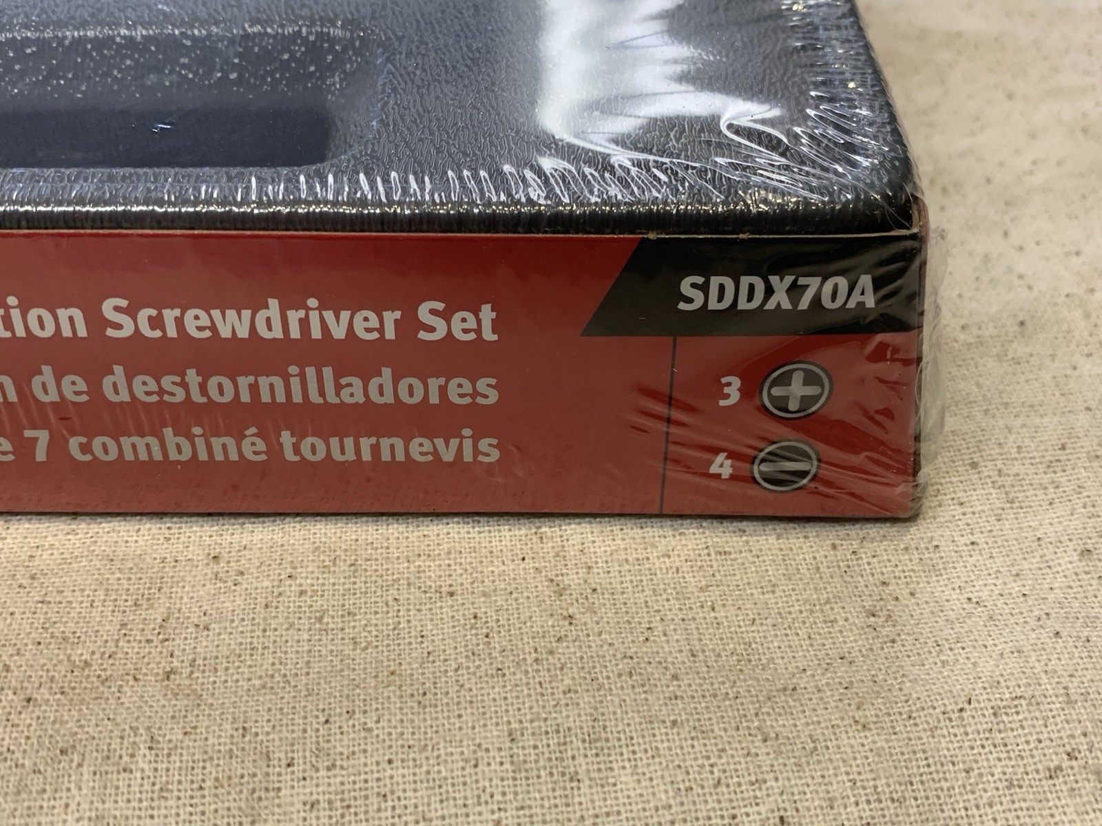 New Snap-on™ Black Hard Handled 7-piece Screwdriver Set SDDX70A #15083