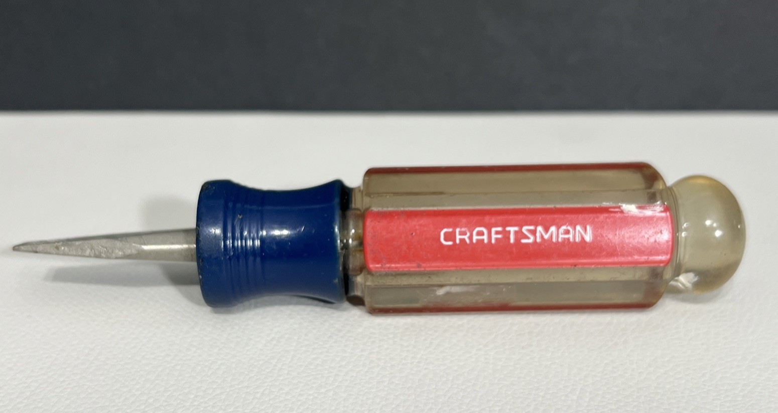 Vintage Craftsman USA Super Stubby Slotted Flat Screwdriver 41586 G WF 5/16”