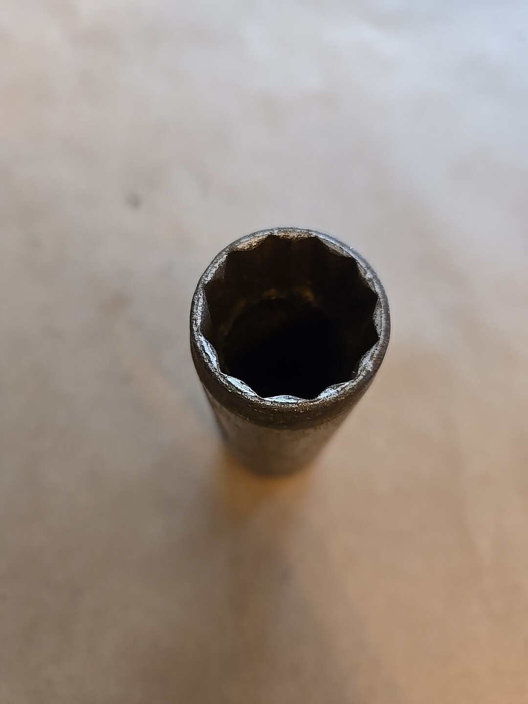 Snap On 1/2″ Drive 13/16″ 12PT Deep Socket Worn Modified S-261