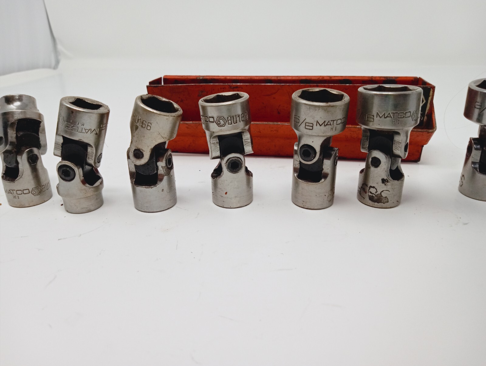 Matco Tools USA 7pc 3/8″ Drive Swivel Socket Set – 3/8″ BU126 to 3/4″ BU246