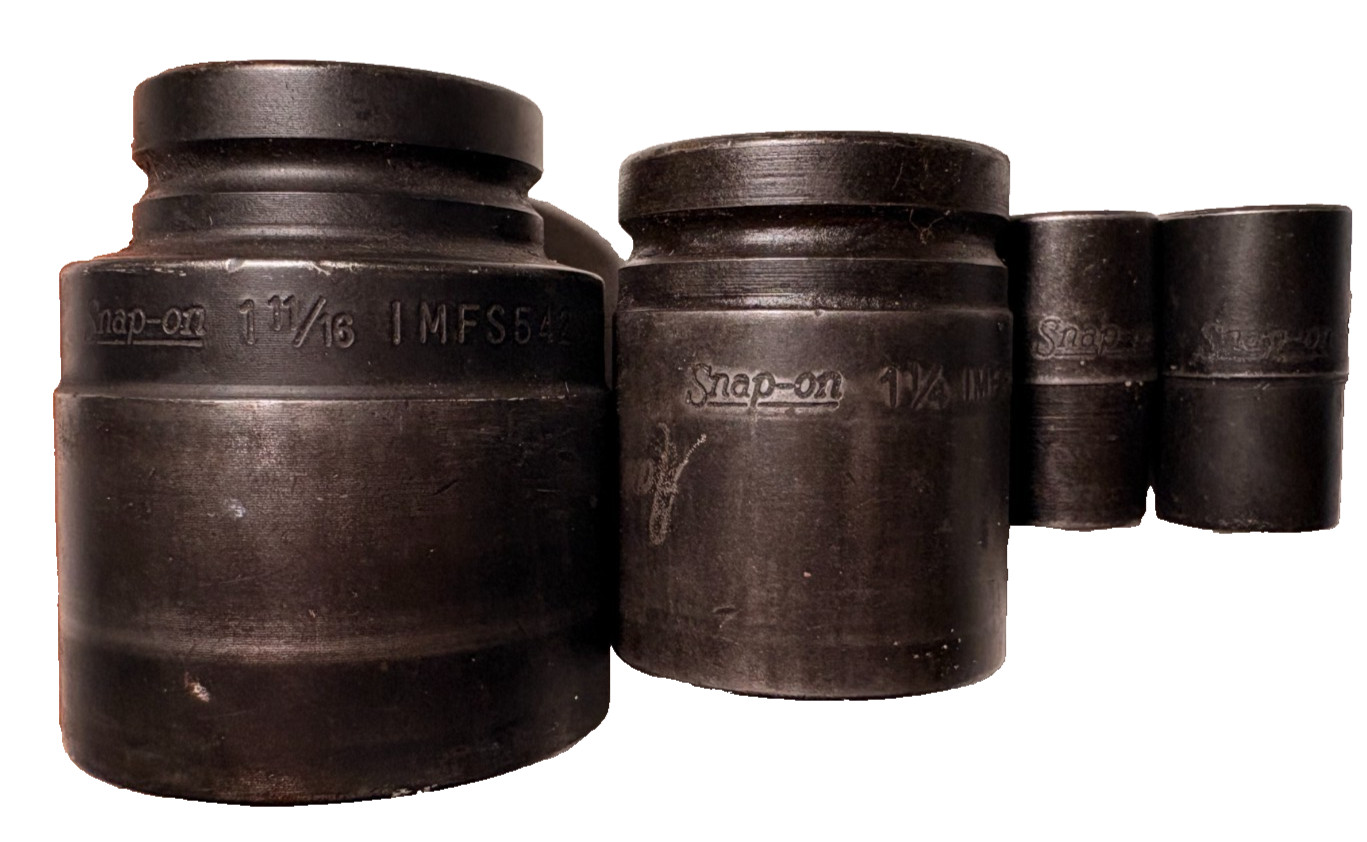 Snap On Tools IMFS Set of 4 Impact Socket 4 pieces Made in USA IMFS542 – IMFS180