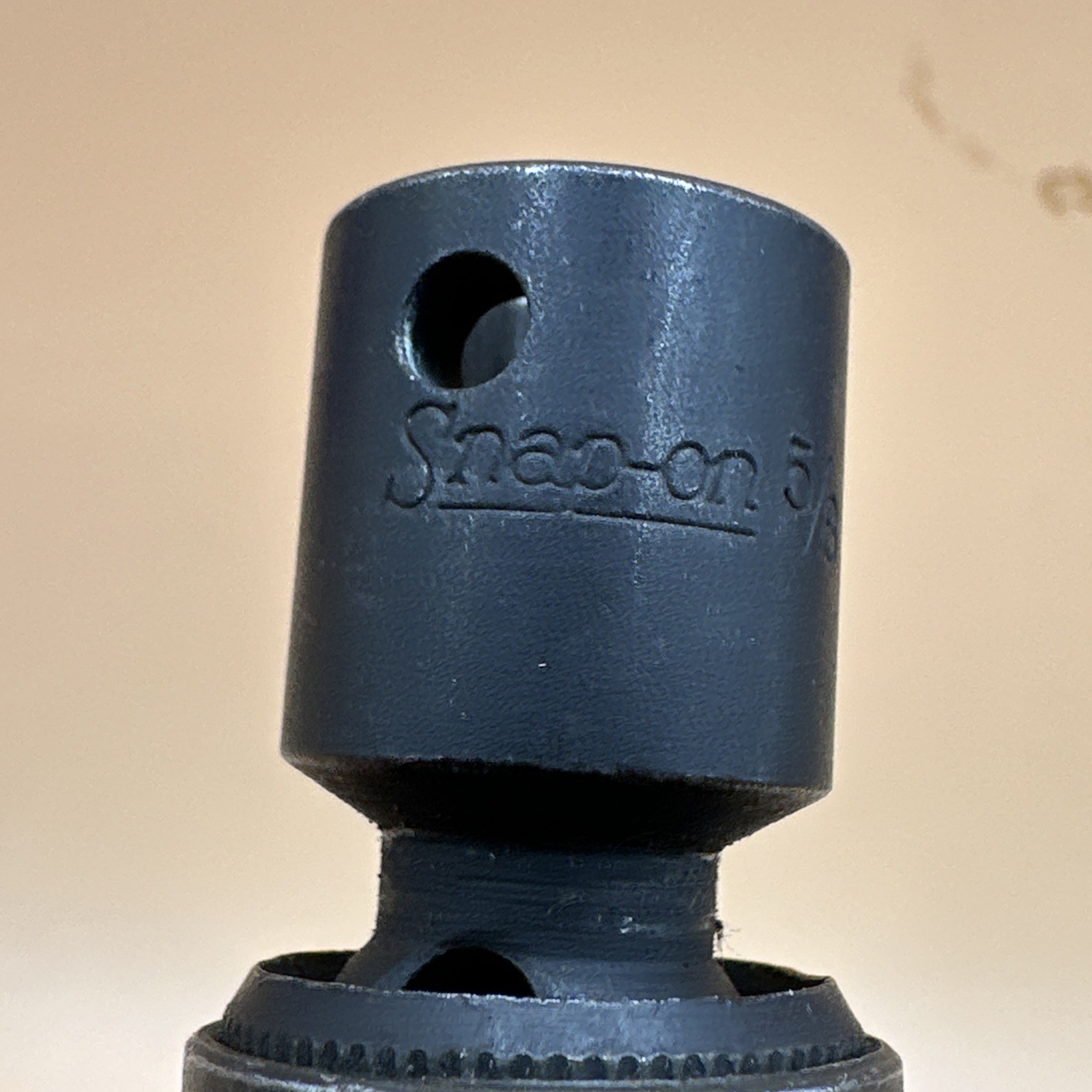 Vintage Snap On S9710 3/8″ Drive 6-Point SAE 5/8″ Swivel Spark Plug Socket Nice!