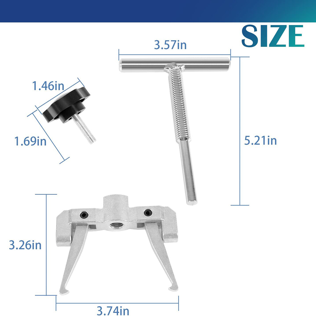660040-1 Impeller Puller Removal for Impellers 2-1/4″ to 2-9/16″ Jabsco Pump