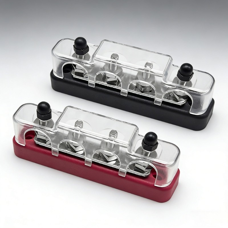 Heavy Duty 150A Power Distribution Block for Automotive & Marine Applications