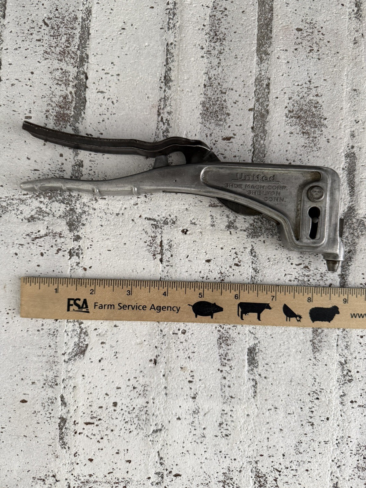 Vintage USM Pop Riveter 24A United Shoe Machinery Corp Hand Rivet Used