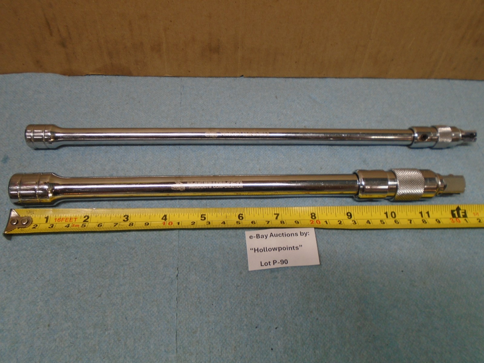 SIdewinder 2 Pc. Ratchet or Socket Locking Extension Set 3/8 x 13 & 1/2 x 12 P90