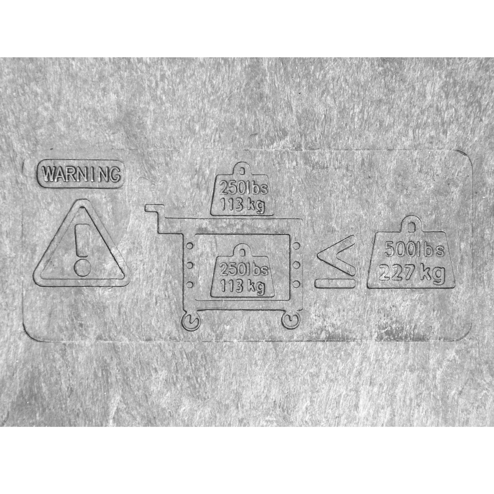 Gray Plastic Utility Cart 2 Shelves, 500lBS 30″Width 40″Height 17″Depth Antiskid