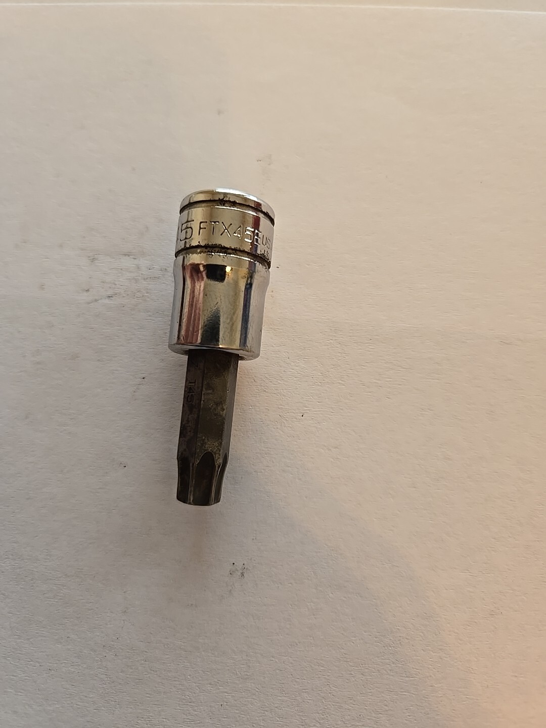Snap On 3/8″ Drive T45 Torx Bit Driver Socket FTX45E