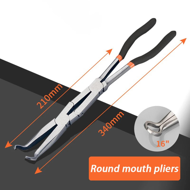 13 Inches Long Nose Pliers Professional Double Joint Flat Nose Pliers Tools