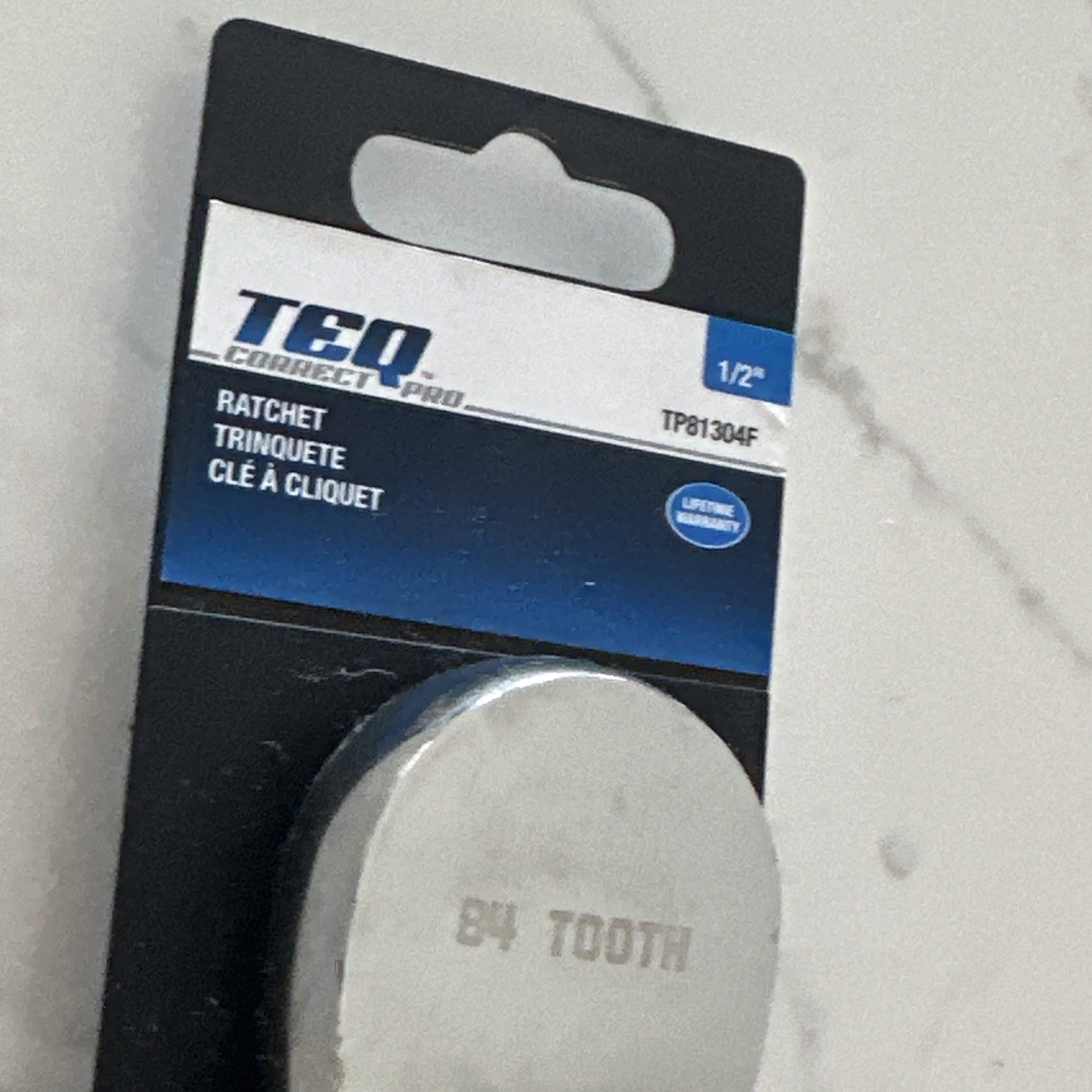 Teq Correct Pro By GearWrench 1/2” Drive, 84 Tooth 11.5” Ratchet – 81304F