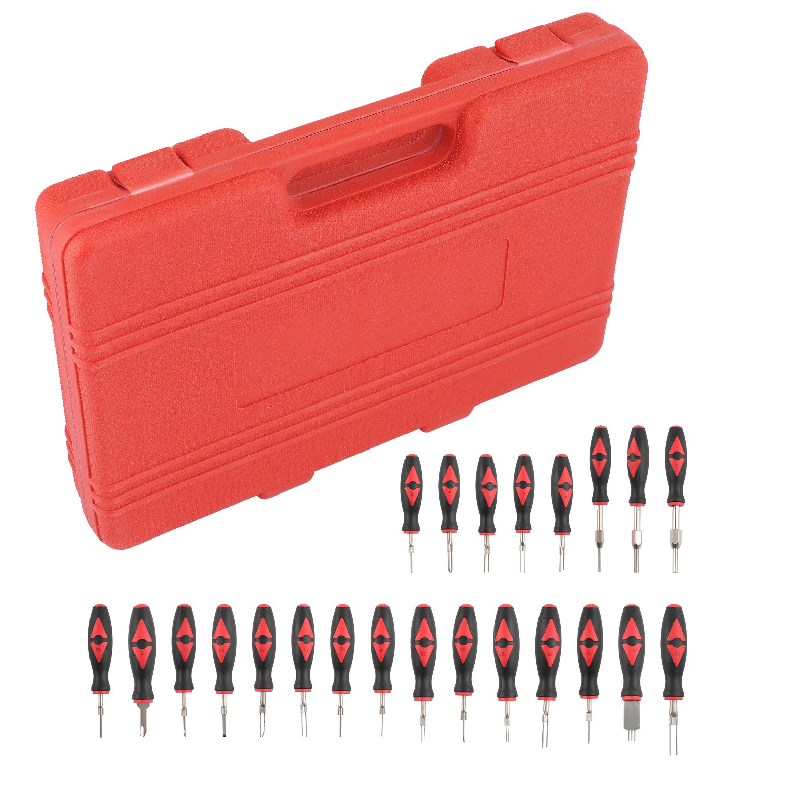 23x Car Terminal Removal Tool Kit Wire connector Pin Release Extractor Puller