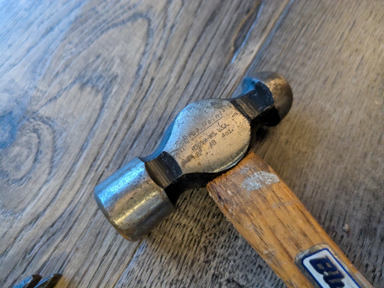 Lot of 3 Hammers 11″ BLUE-POINT Ball Peen, WORKFORCE Claw & VAUGHAN Magnetic