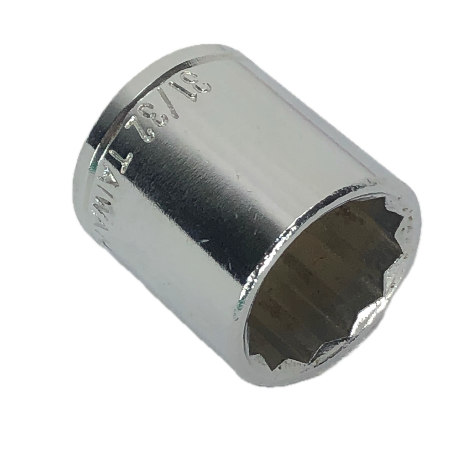 31/32 Bi-Hex Socket 1/2 Drive 12-Point SAE Taiwan Chrome Vanadium Double Hex