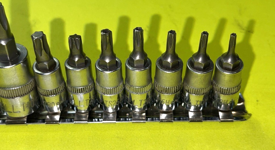 CORNWELL TOOLS 12 PIECE MULTI DRIVE TORX BIT SOCKET DRIVER SET TAMPER RESISTANT