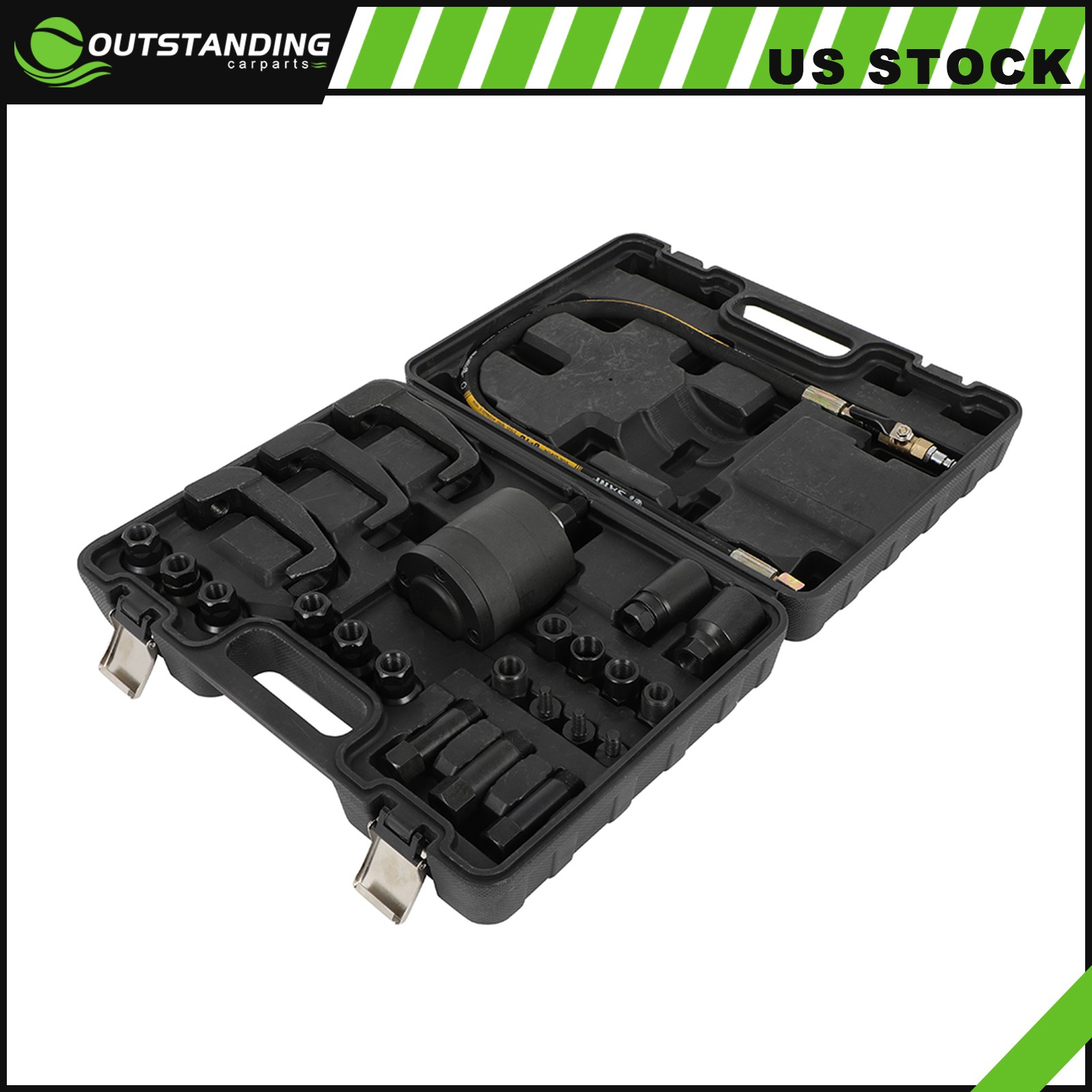 24pcs Pneumatic Puller Set Extractor Tool Kit For Diesel Injectors Removal