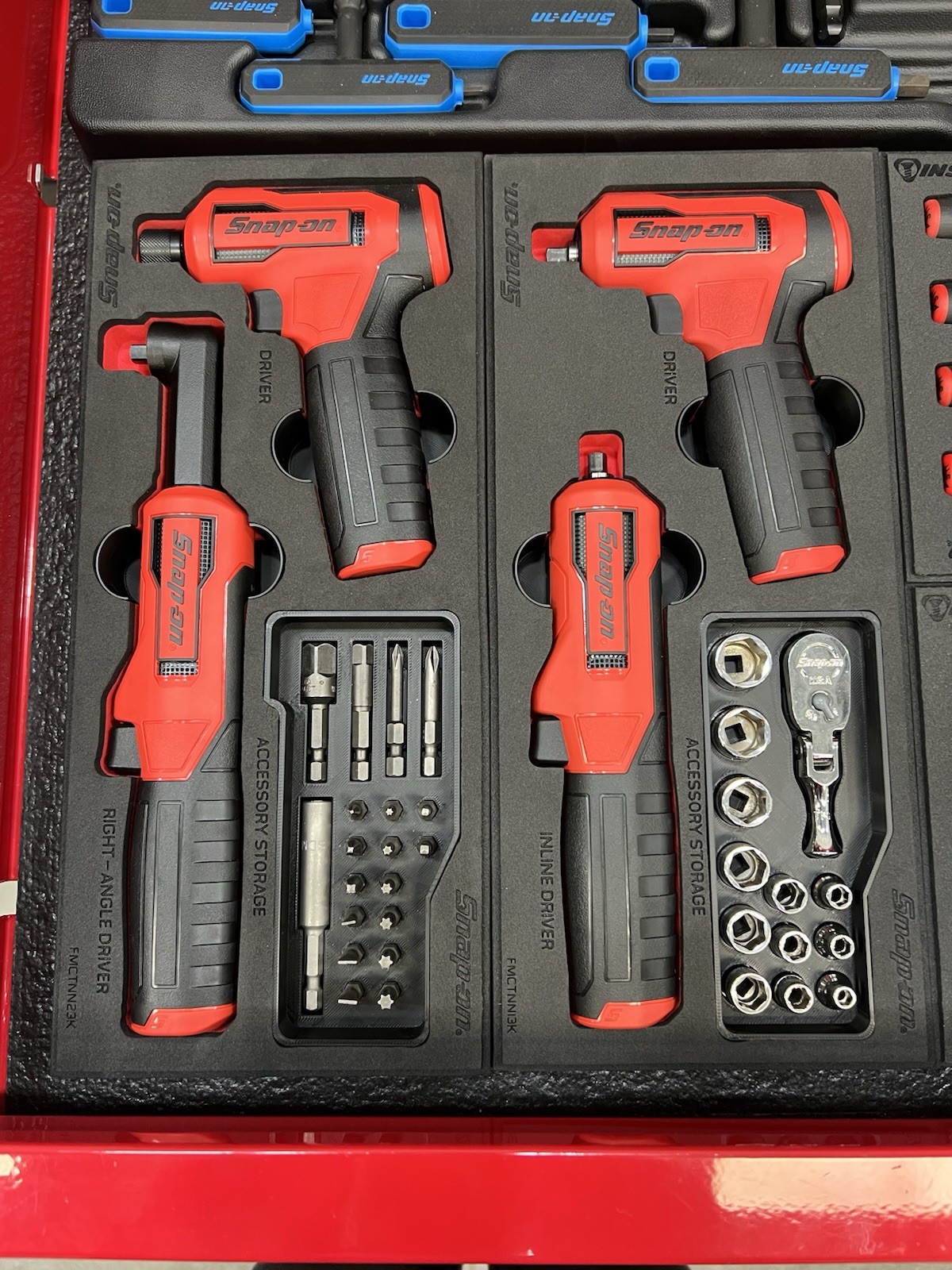Tray Organizer for Snap On Tools CTNN2Q3KF Nano/Axcess Kit 1/4″ Drive Hex Bit