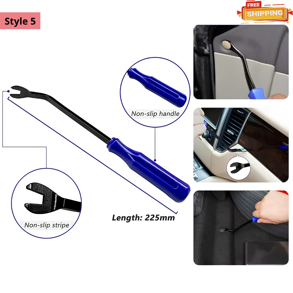 5PCS Auto Trim Removal Tool Kit Car Door Panel Dash Radio Interior Pry Tools Set