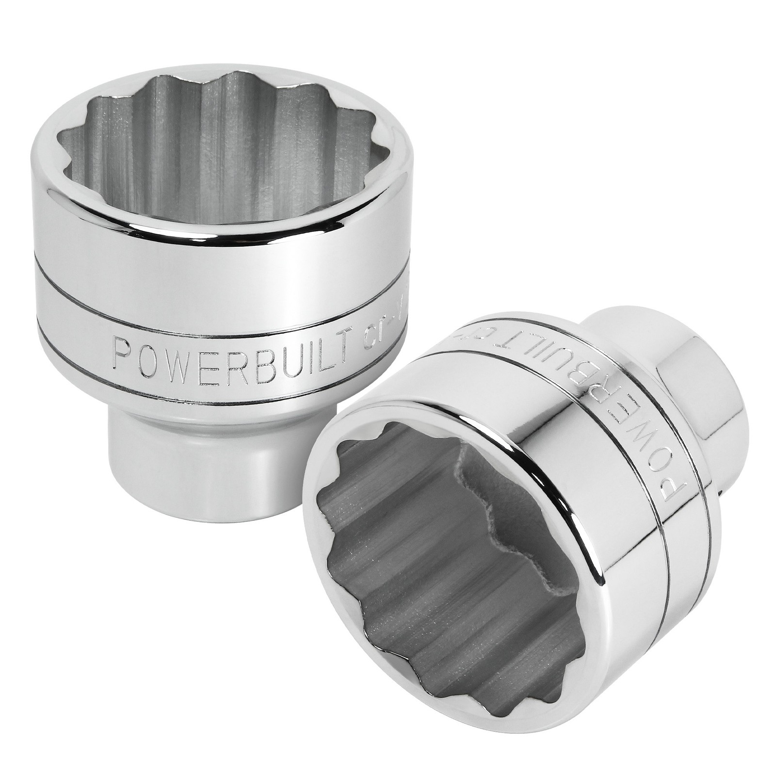 Powerbuilt 3/4 Inch Drive x 2-1/4 Inch 12 Point Shallow Socket – 643222