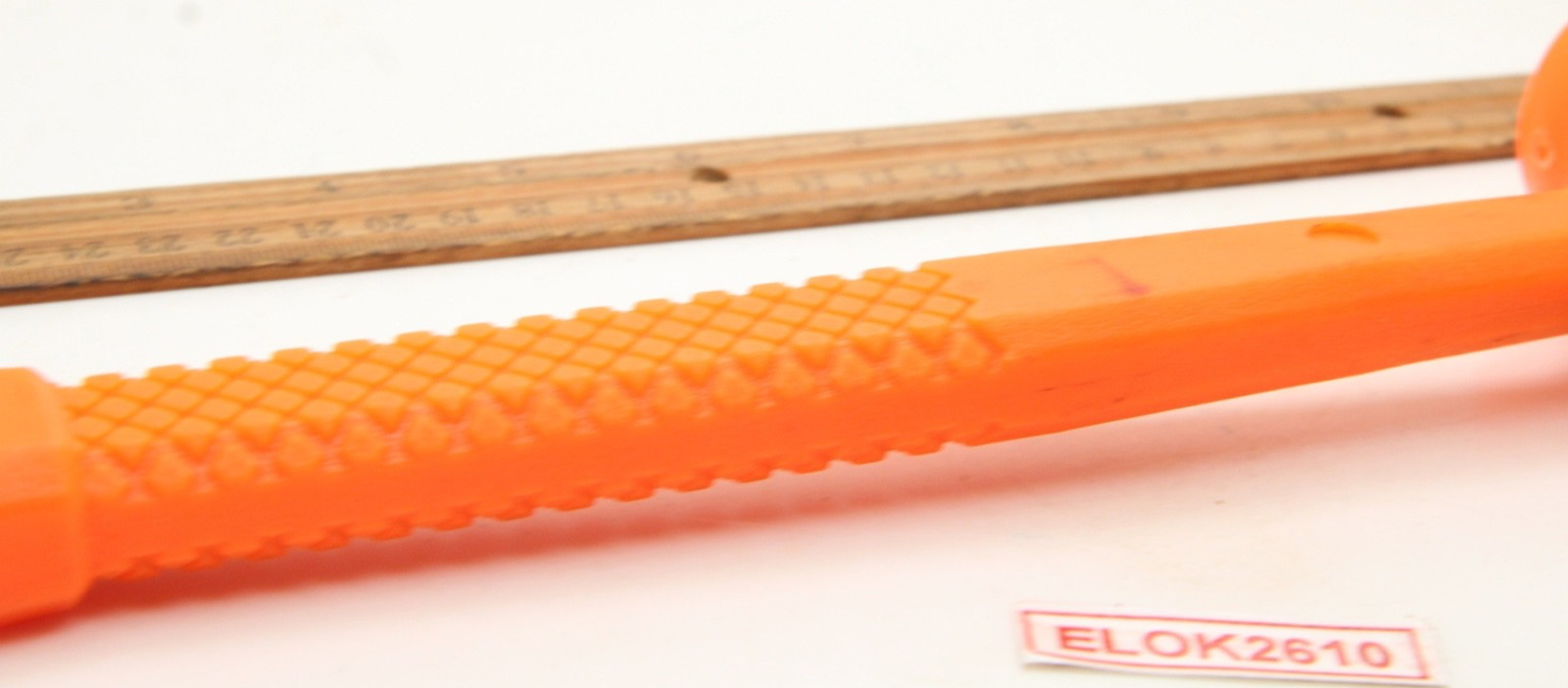 Hyper Tough 1 lb. Dead Blow Uni-Cast Hammer Orange Textured Grip