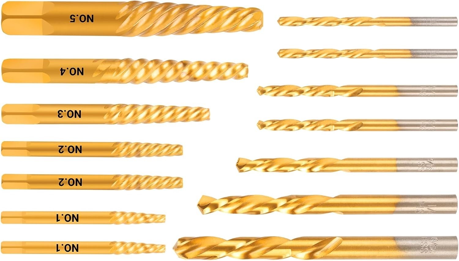 14PC Stripped Screw Extractor Set: Professional Solutions for Damaged Fasteners