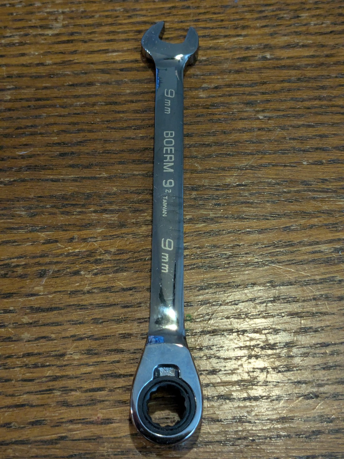 Blue-Point Snap-on 9mm Offset Ratcheting Combination Wrench 12pt BOERM 9