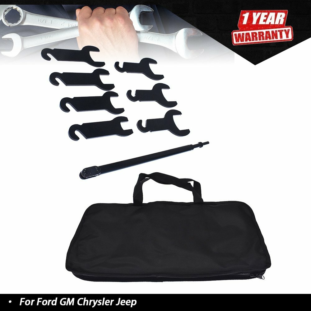 For Ford 6.0/6.4L Powerstroke Pneumatic Fan Clutch Wrench Set Removal Tool Kit