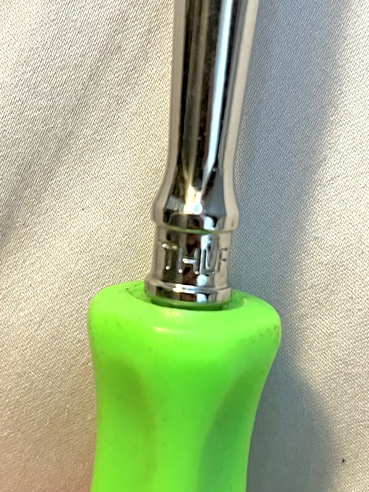 Snap-on Neon Green THLFD72 1/4 Drive Flex Head Ratchet