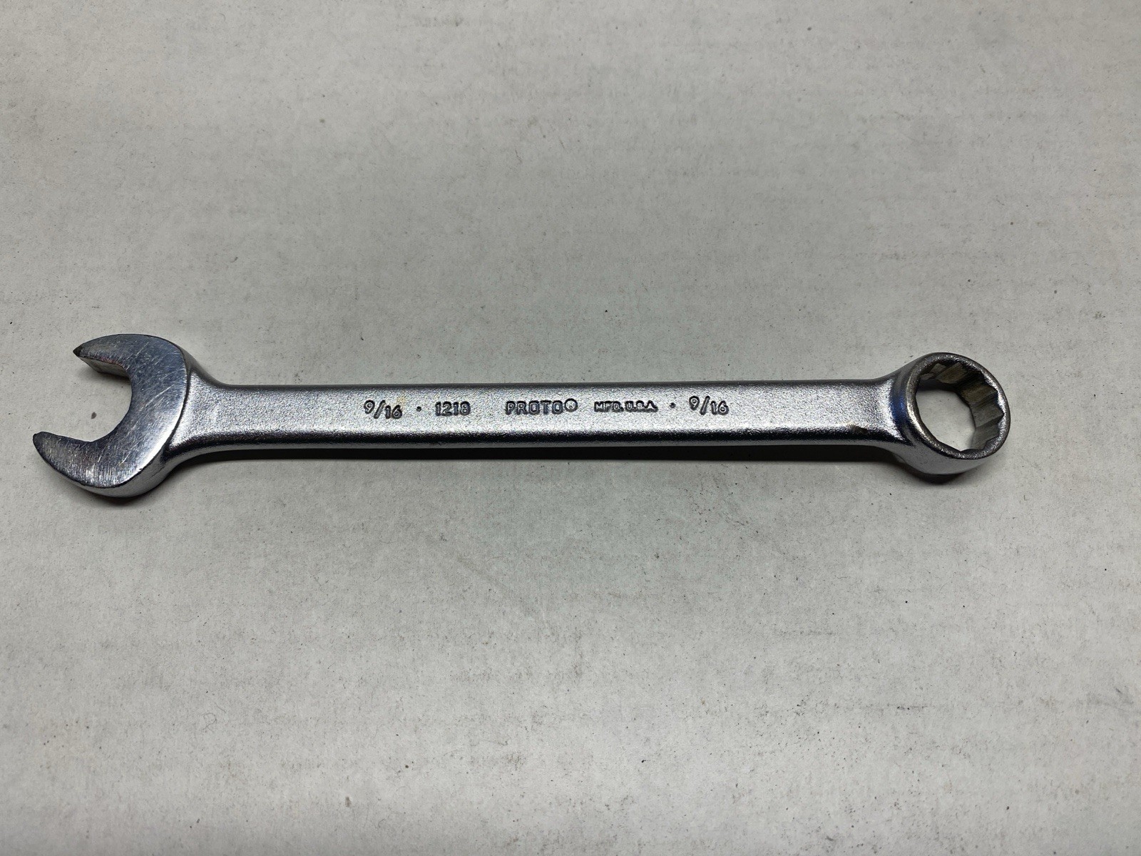 Proto 1218 9/16” Combination Wrench USA MADE