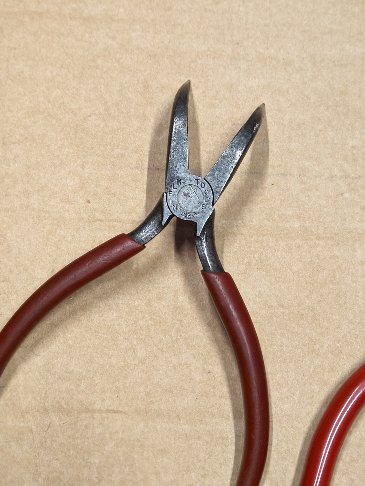Lot of 4 MAC Tools USA Pliers Needle Nose Side Cutters M437G M526G M317G