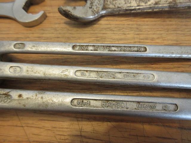 22 Pc Wrenches Netsuren Proto Craftsman S-K Rahsol Stanley Allen Bridgeport STP