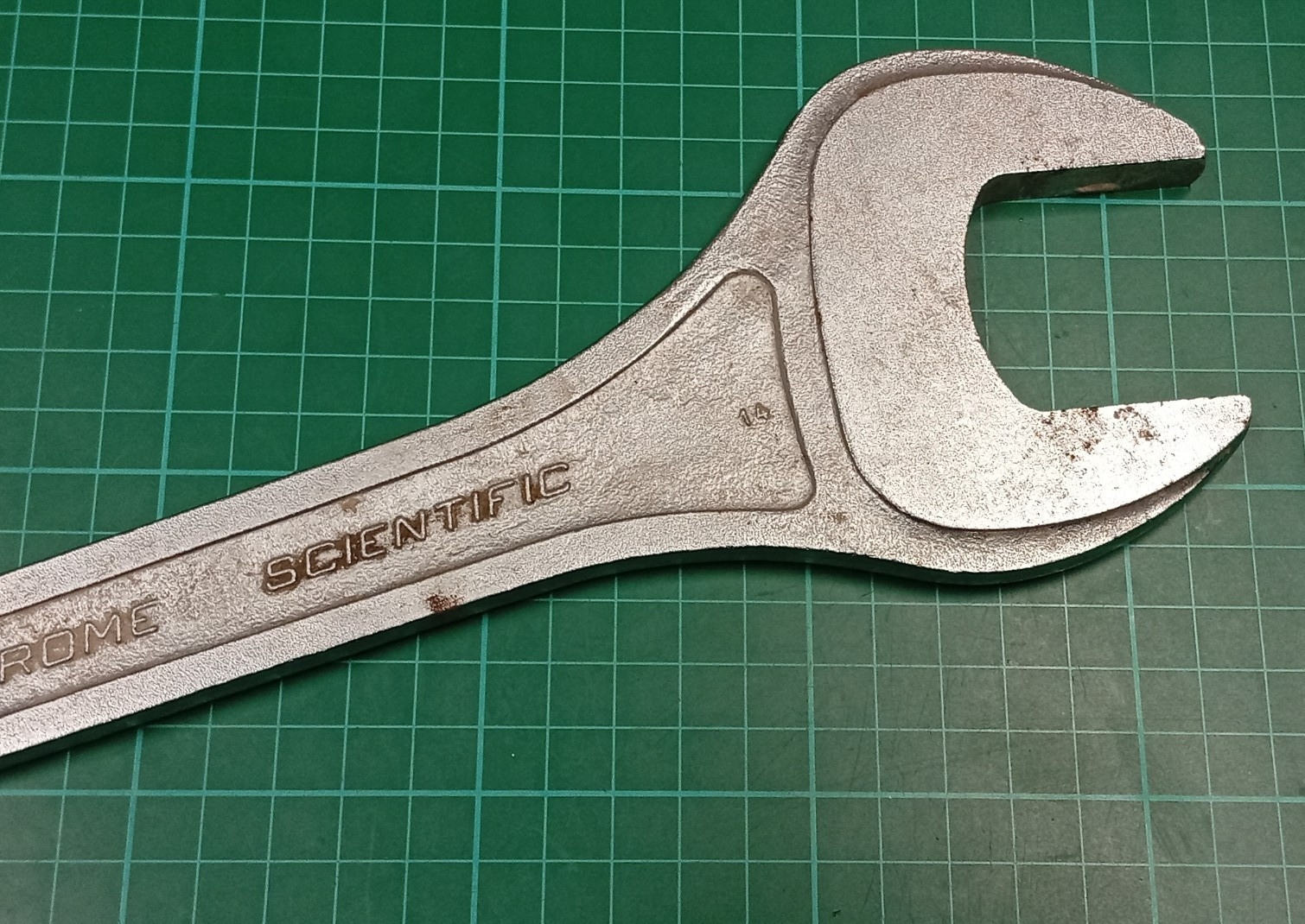Vintage Facom No33, 36mm x 41mm Vanachrome, Open Ended Spanner, Made In France