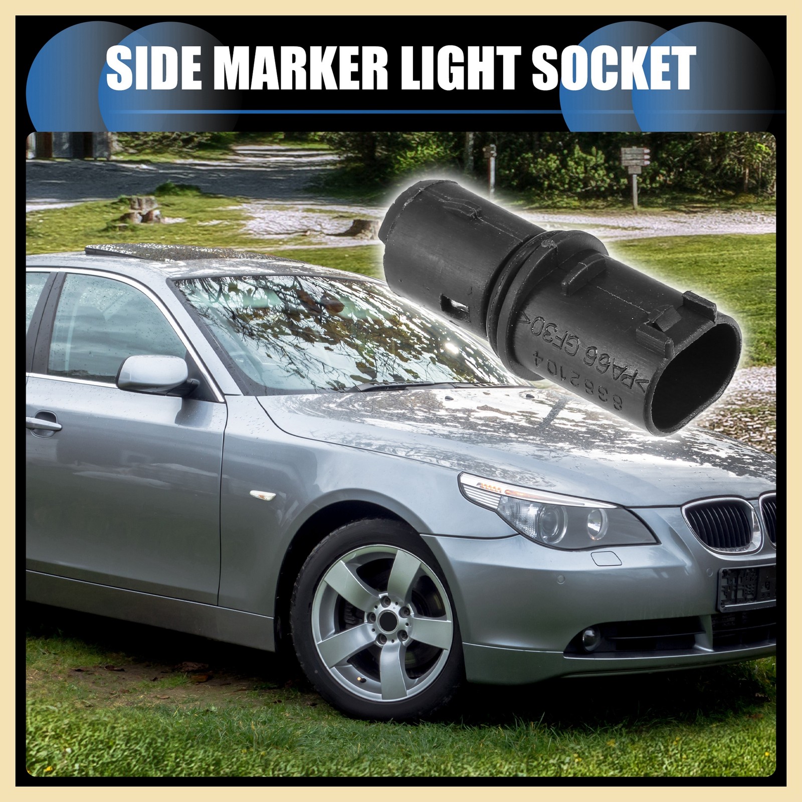 2pcs Side Marker Light Socket No.63138382104 for BMW Mini Cooper 3 5 Series New